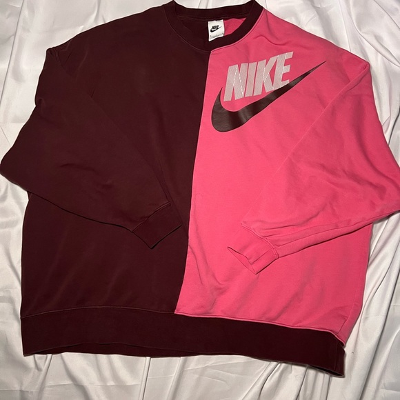 Nike Color Block Sweatshirt - Picture 1 of 4